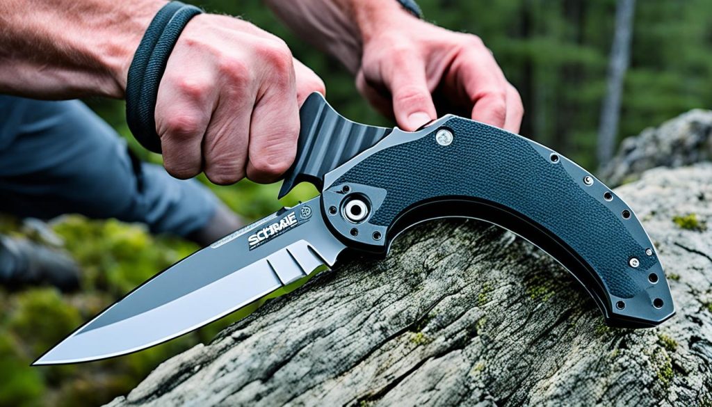 Schrade SCHF9 field testing